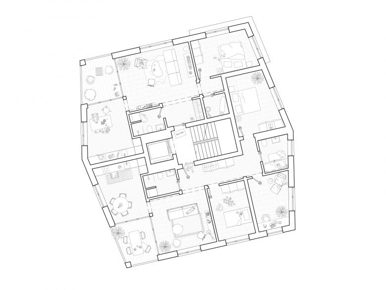 Nussbaumer Architekten AG丨Neubau Mehrfamilienhäuser Siedlung Hohwies Oetwil am See丨瑞士-16