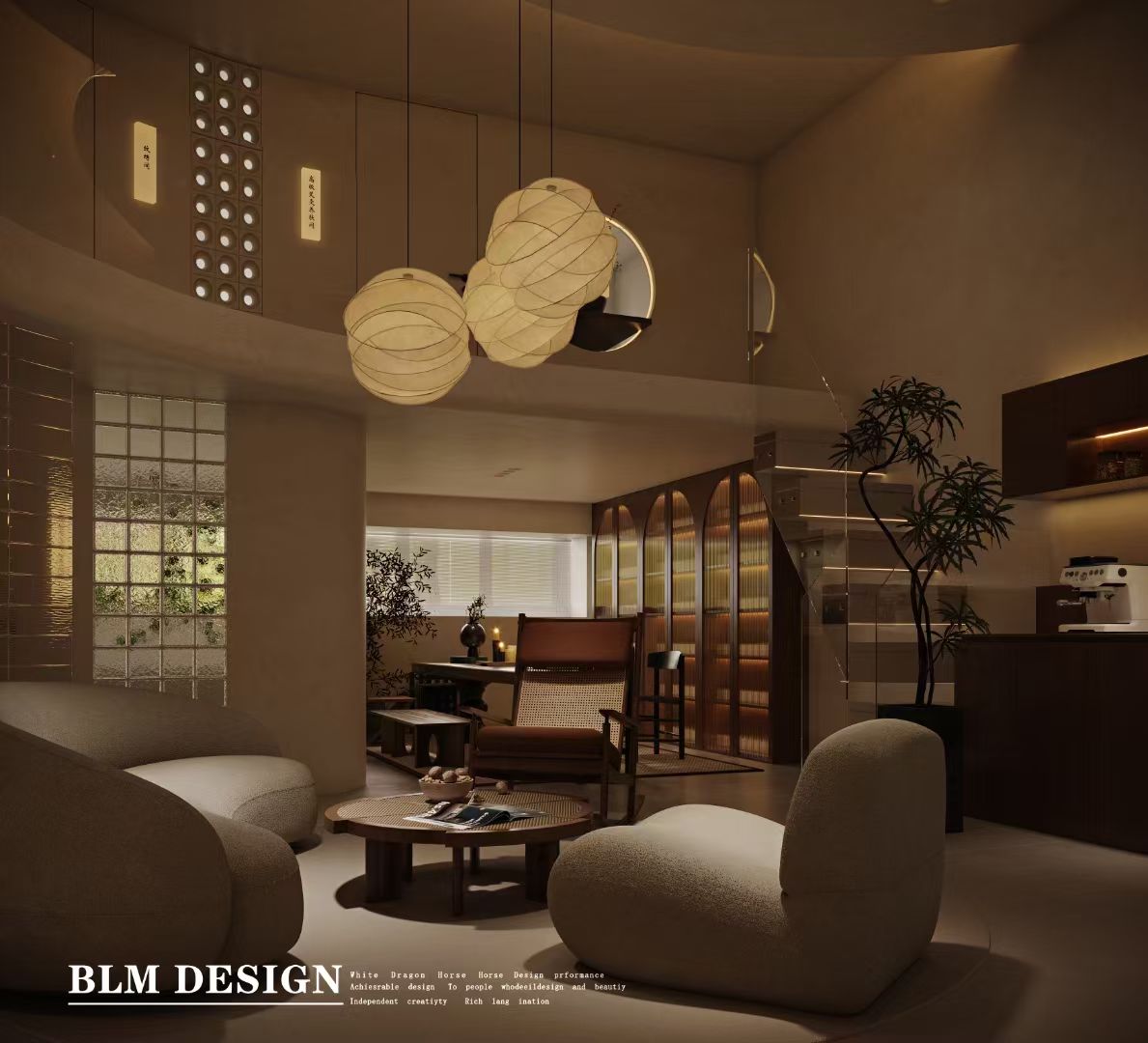 侘寂风美容院丨白龙马效果图-8