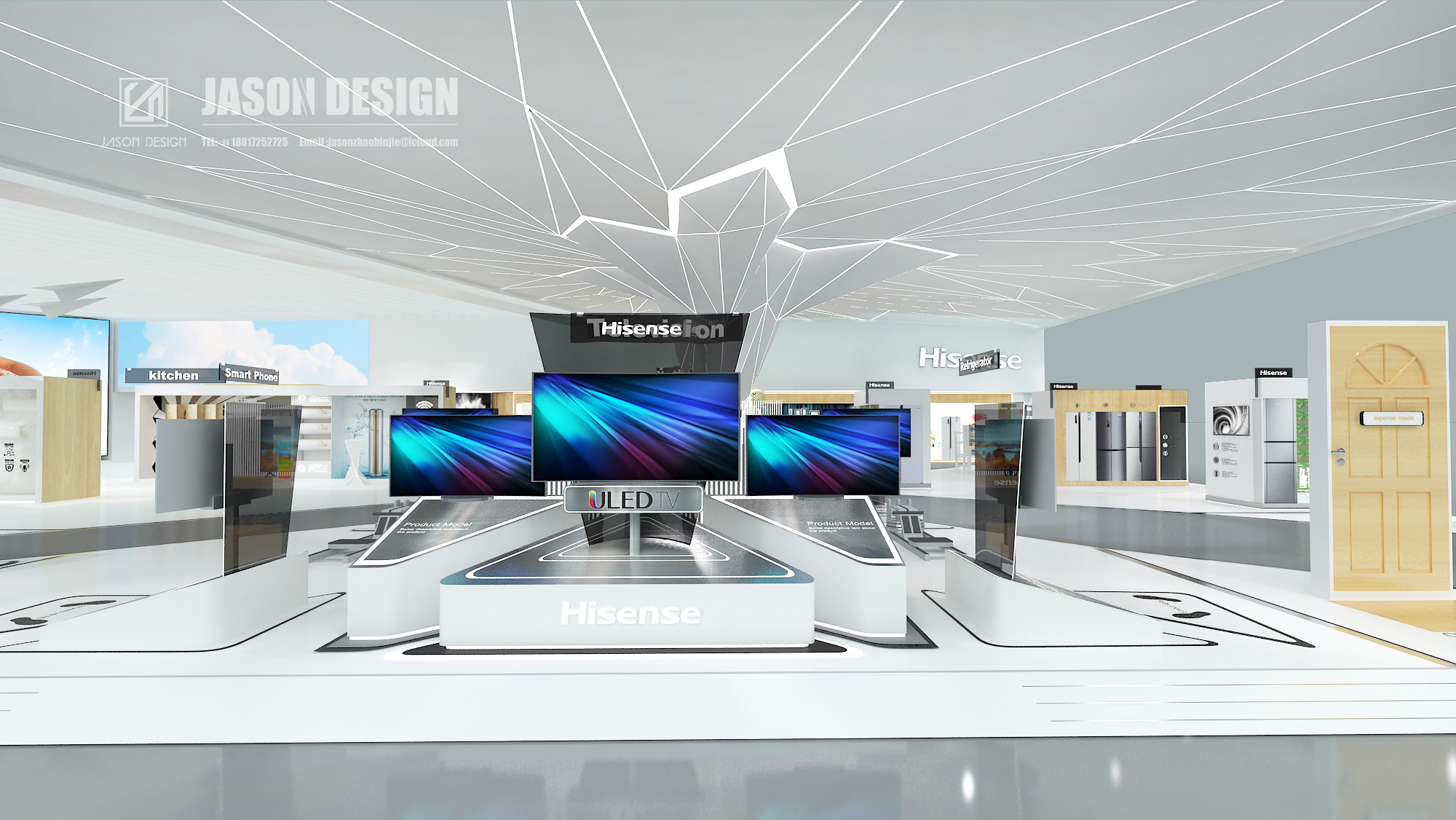 2017 年中国上海 AWE 海信展厅设计丨Jason zhao,YOYO pan-12