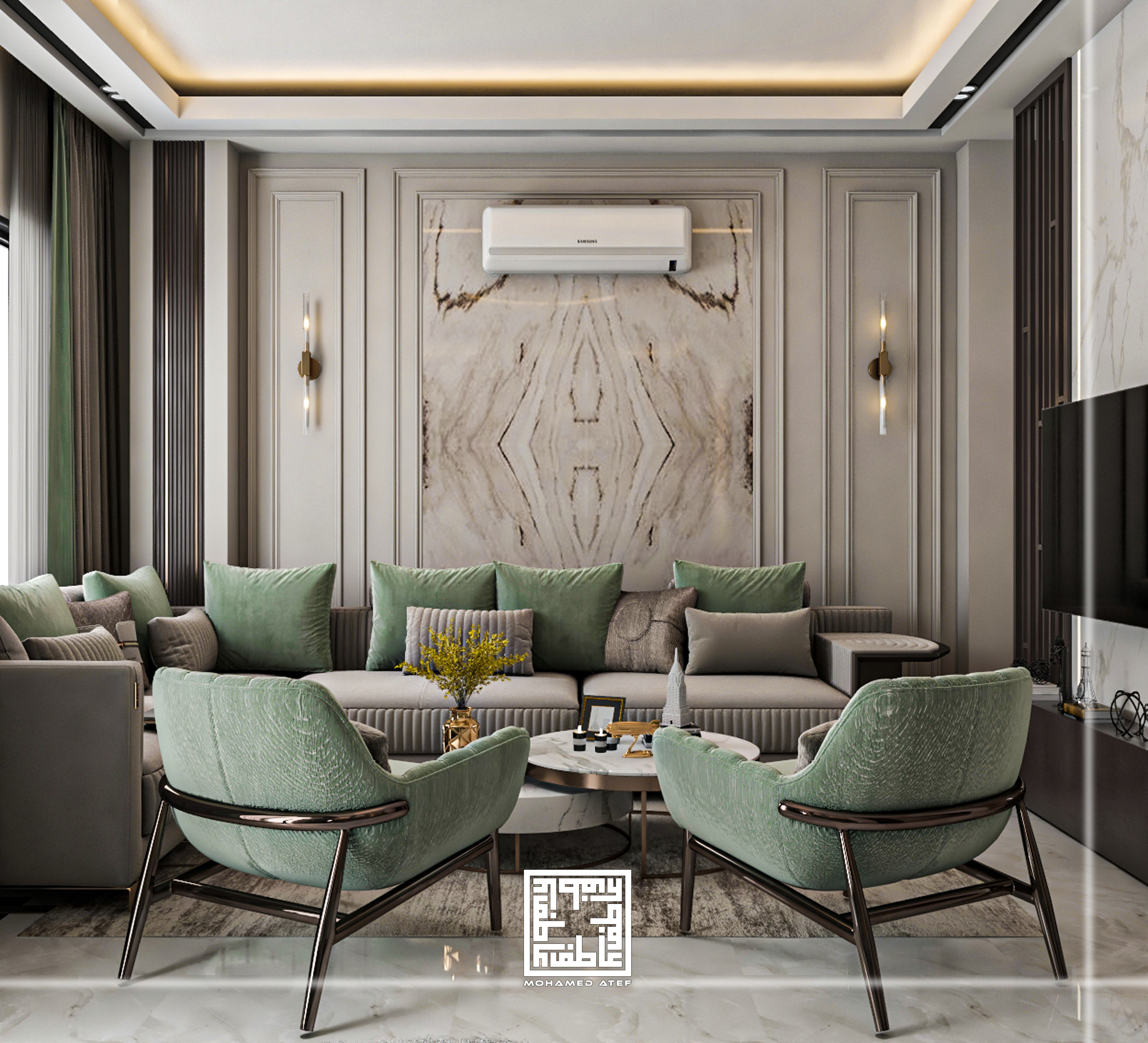 " NeoClassic Living Room with Snacks Corner "-0