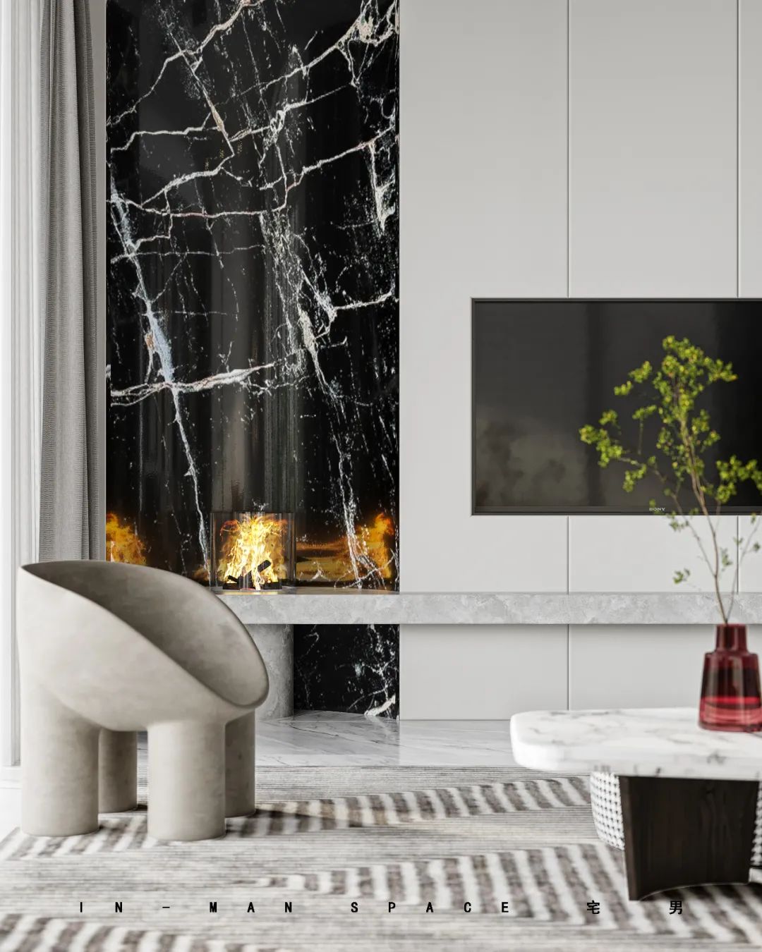 宅男空间设计 | 四川内江锦巷府,打造温馨生活空间-17