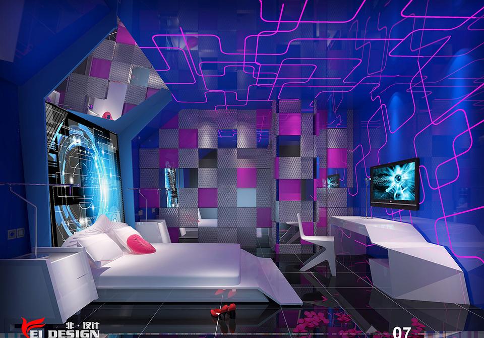 
主题酒店设计——科技时尚风 -2