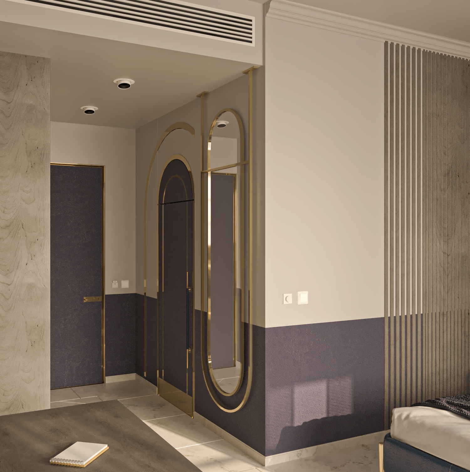 杜尔奈酒店的卧室-15