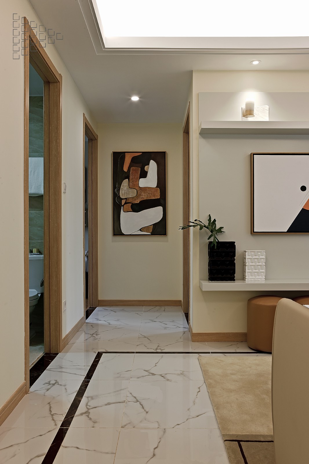 杭州湾新区绿地海湾样板房 A 户型实景拍摄案例解析-2