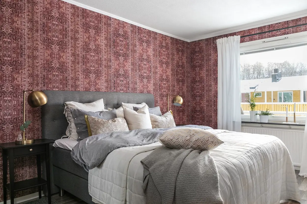 色彩鲜明的斯堪的纳维亚风格公寓设计-8