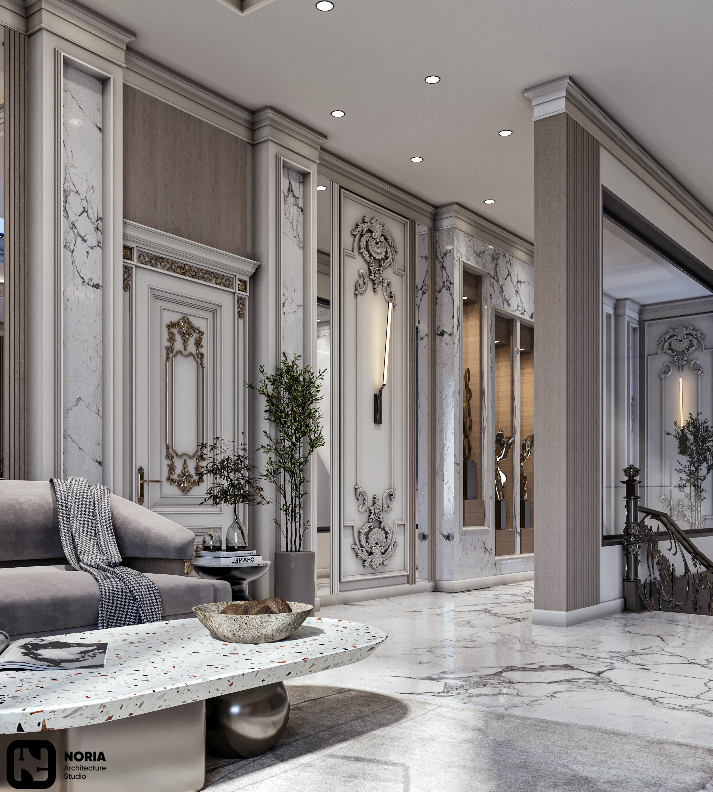 别墅接待厅丨沙特阿拉伯-11