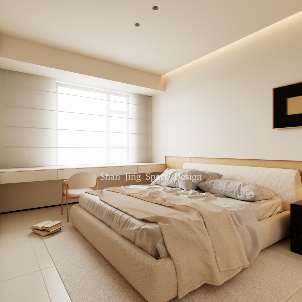 山境空间新案| 柔光之境：现代原木奶油风的治愈叙事-68