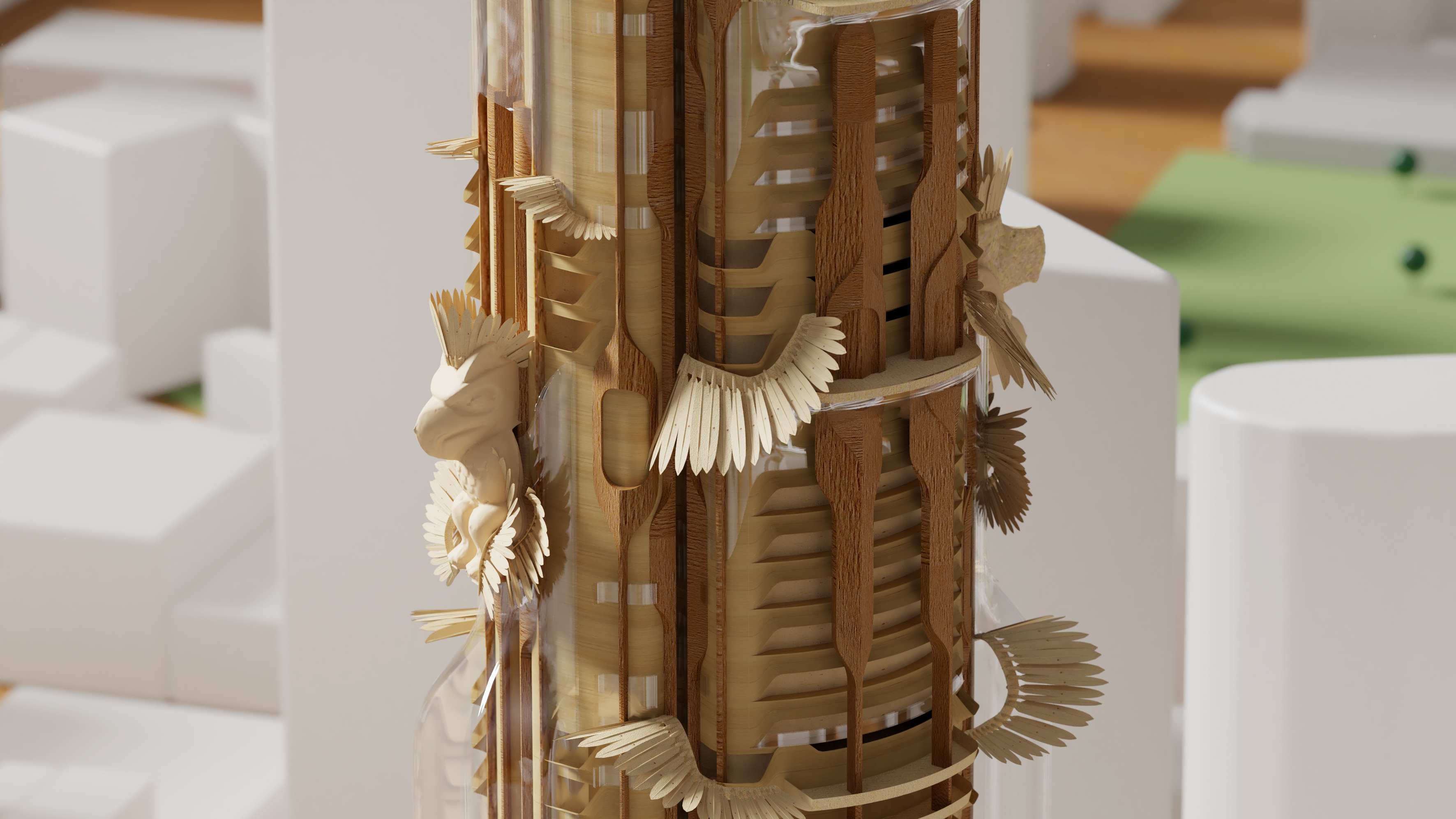 温哥华图腾塔丨加拿大温哥华丨Meme Architects-22