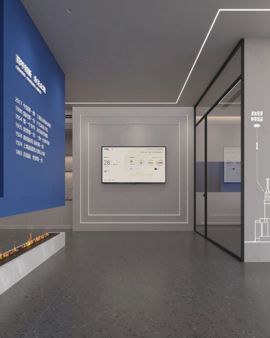 现代极简约克空调展厅丨中国长沙丨周笙笙全案设计工作室-7