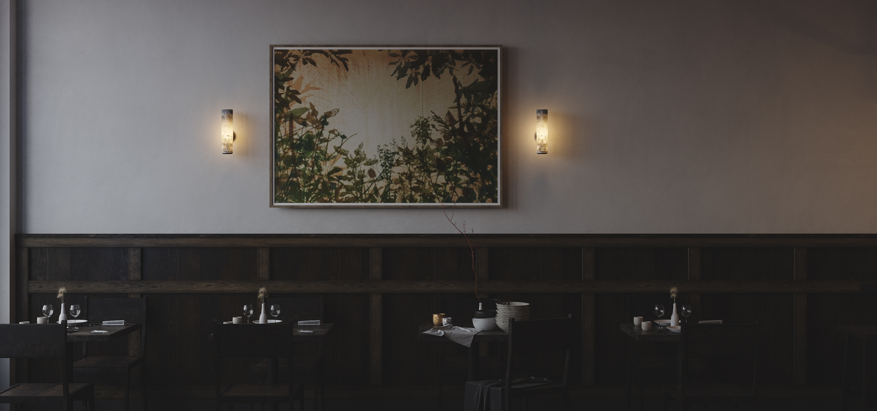 暗系小餐厅 | 3DMAX CR 5.0 Zbursh RizomUV PSCC 打造精致空间-22