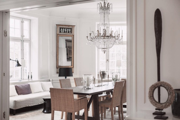 斯德哥尔摩历史建筑中的瑞典简约豪华公寓-3