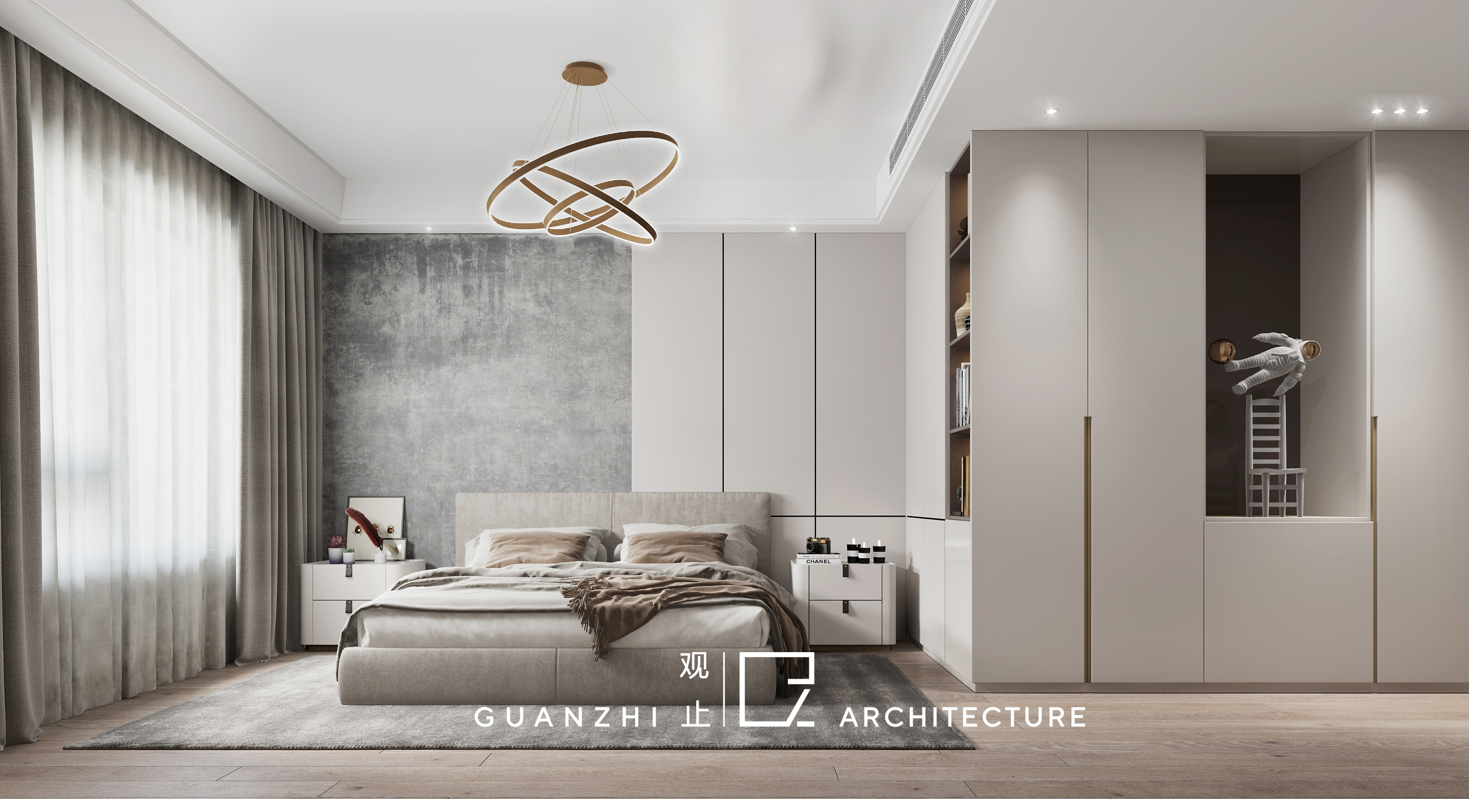 智慧流动,个性张扬的 170㎡家庭空间改造丨中国青岛丨观止建设-17