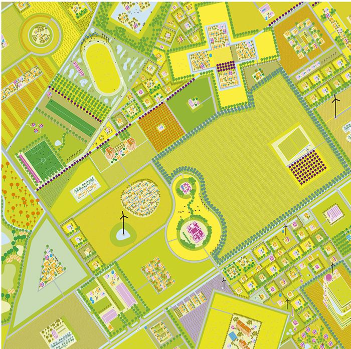 灵活自由的荷兰 Almere Oosterwold 城市规划-10
