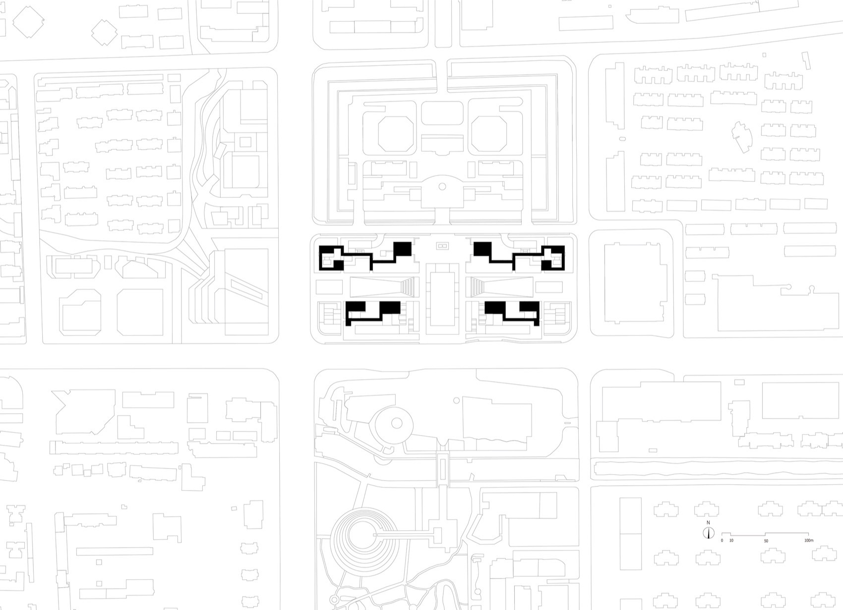 昆山城市广场地上景观建筑丨中国江苏丨上海大舟建筑设计事务所-72