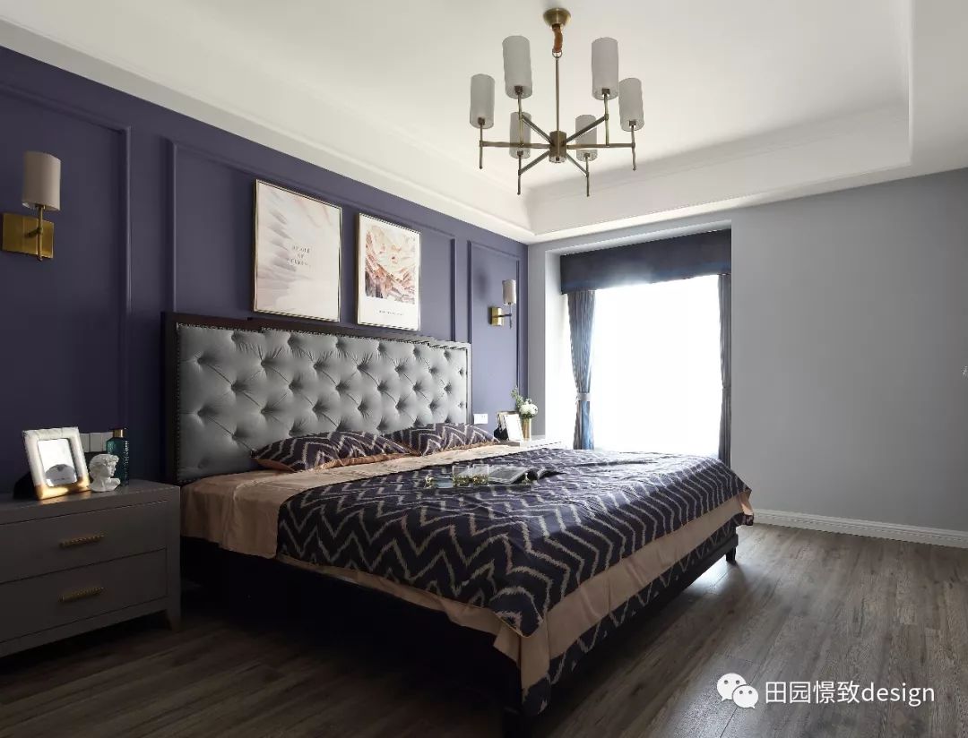 莫奈《鸢尾》的浪漫演绎——德阳香江华府 130 平米空间设计-43