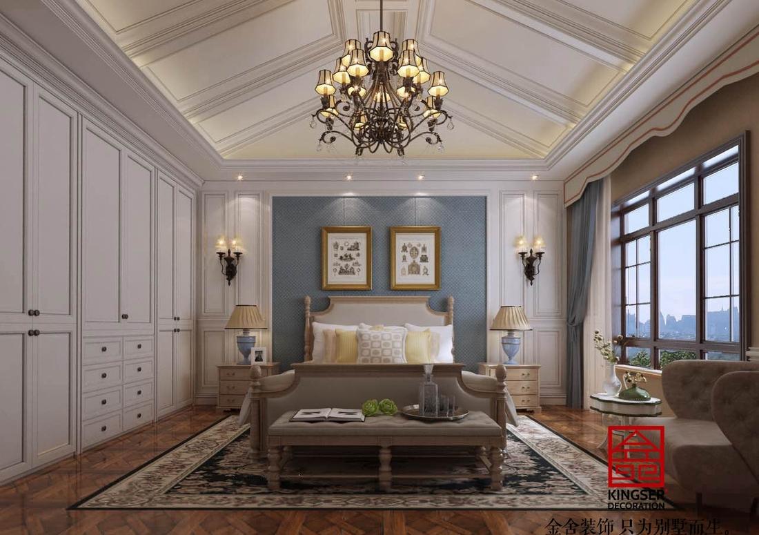 "220 平米现代简约家居设计 | 主卧卫生间巧妙布局"-9