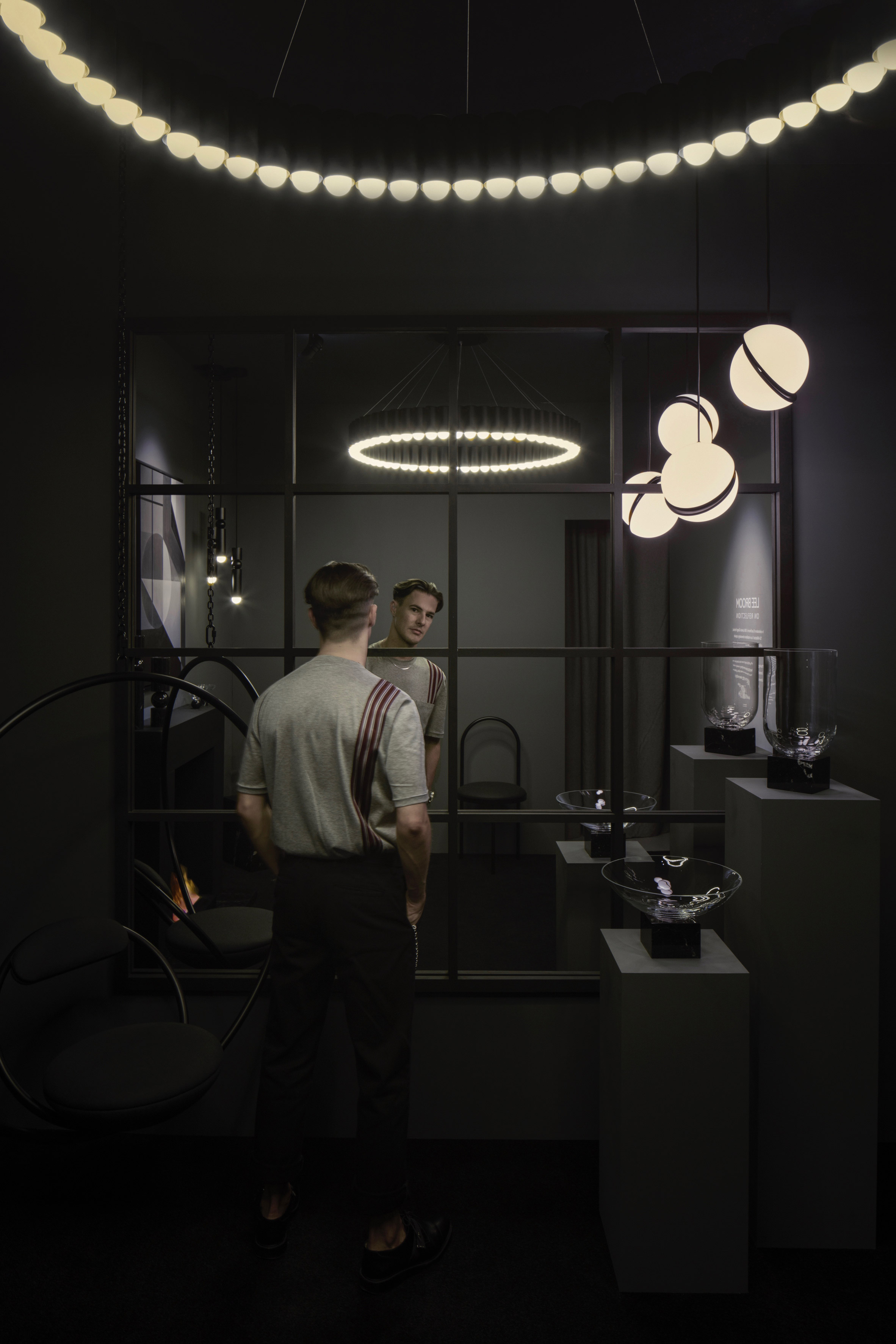 Lee Broom creates mirror illusion in London showroom-4