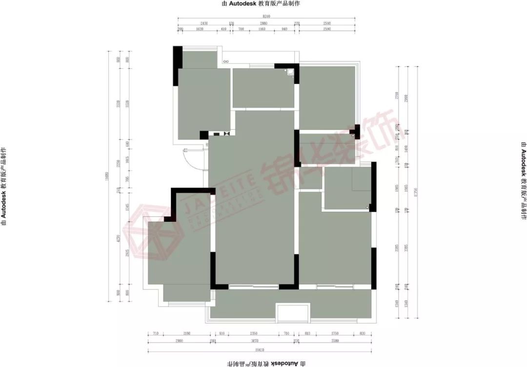 锦华解锡楼 | 华润江南府户型解析,双阳台三房朝南-96