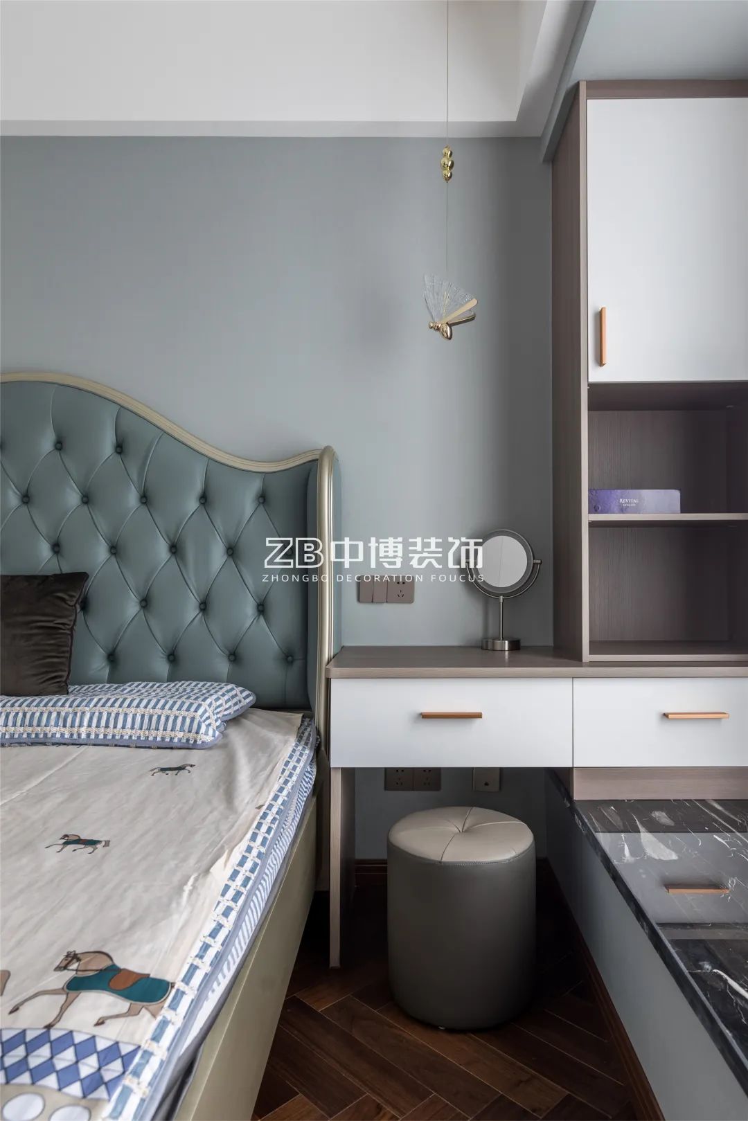 【中博案例】128方现代简约，合理利用色彩打造高级感-49