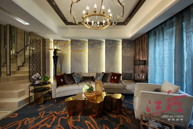 中海九号公馆现代简约样板间-2