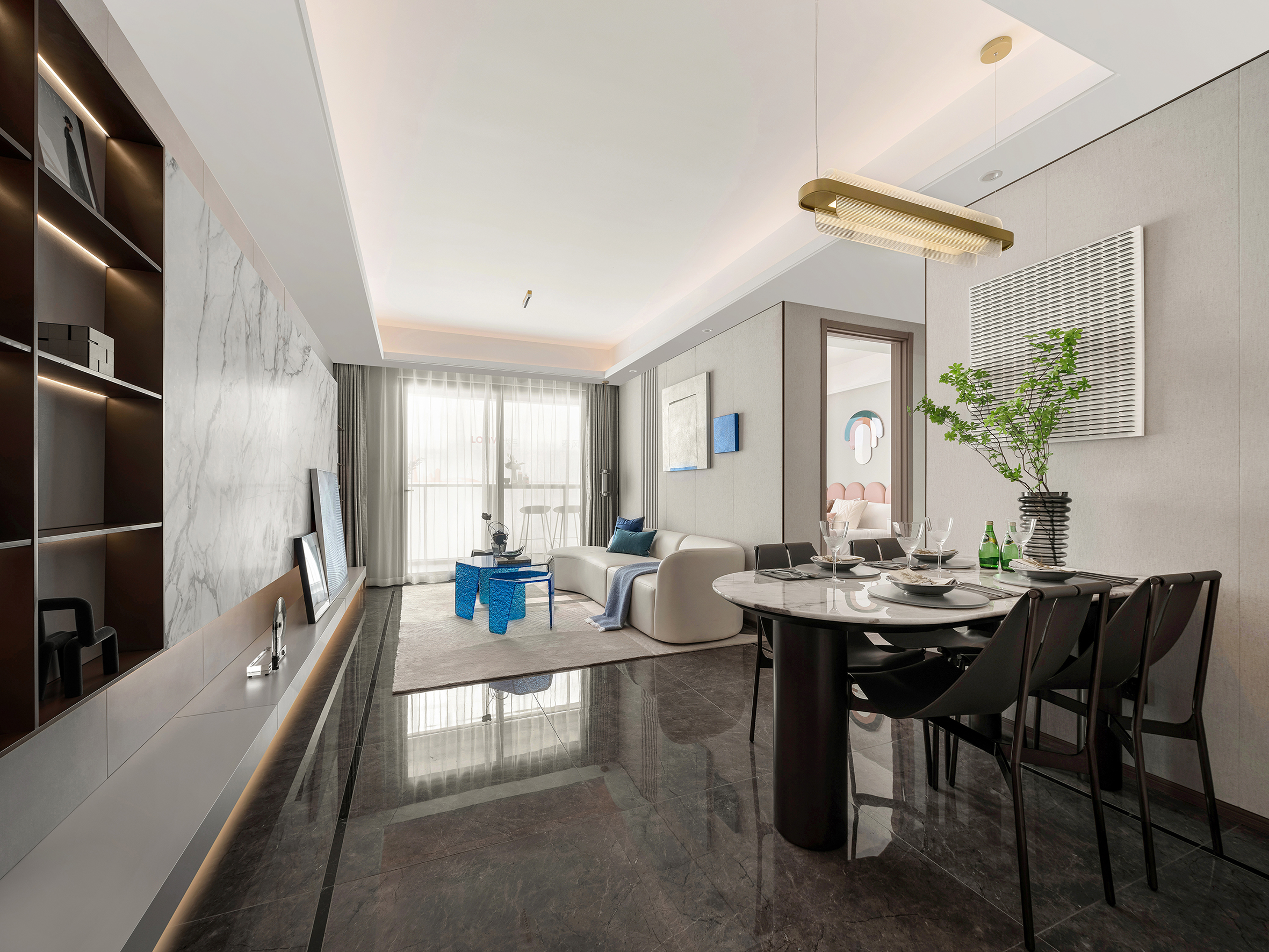 春风长住·晴翠秋时府丨EH DESIGN GROUP辉景室内设计团队-37