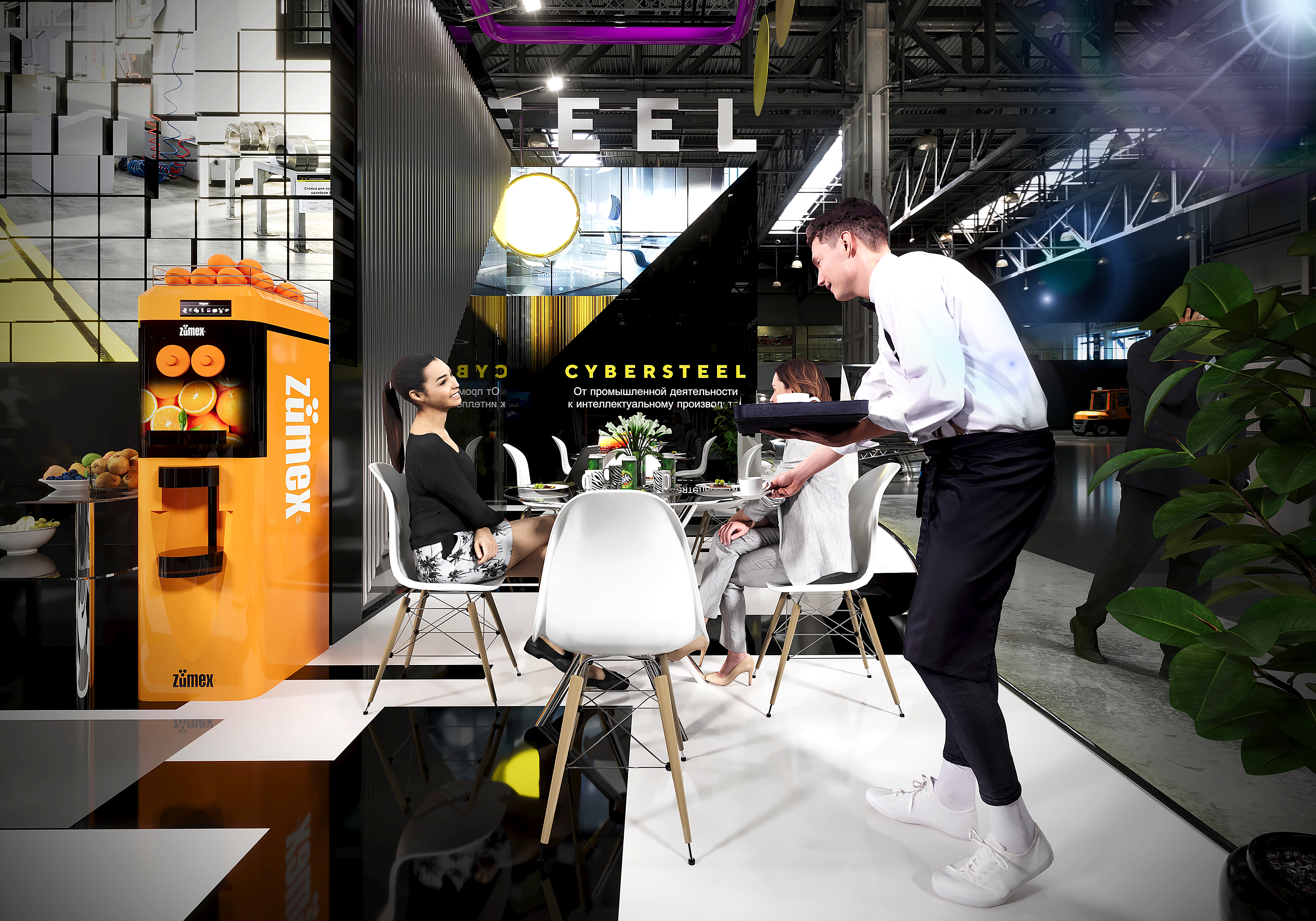 CYBERSTEEL展览展示架设计丨俄罗斯莫斯科丨Michail Koznev-16