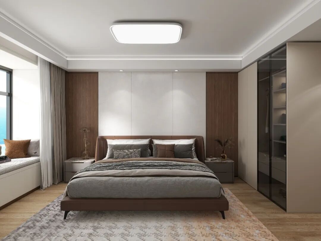 150平三居室现代简约北漂一家晒装修效果图大家都说阳台门洞绝美-12