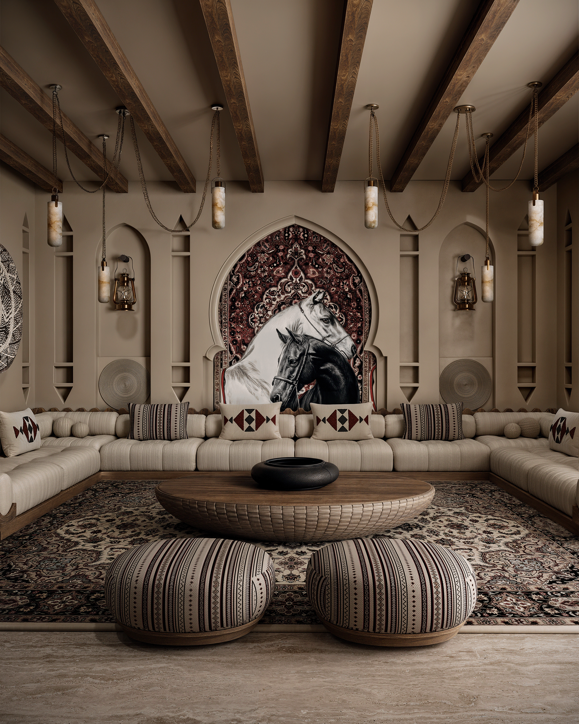 NEW NAJDI MAJLIS DESIGN（新纳吉迪马吉里斯设计）丨沙特阿拉伯丨SALMA SOBHY-6