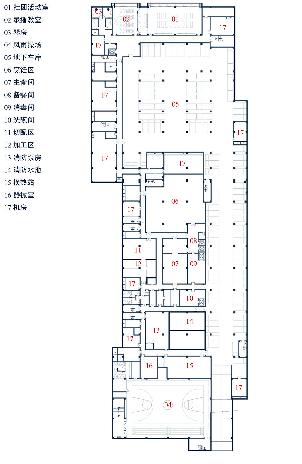 长春力旺高中校园综合体丨中国长春丨象外营造工作室-78