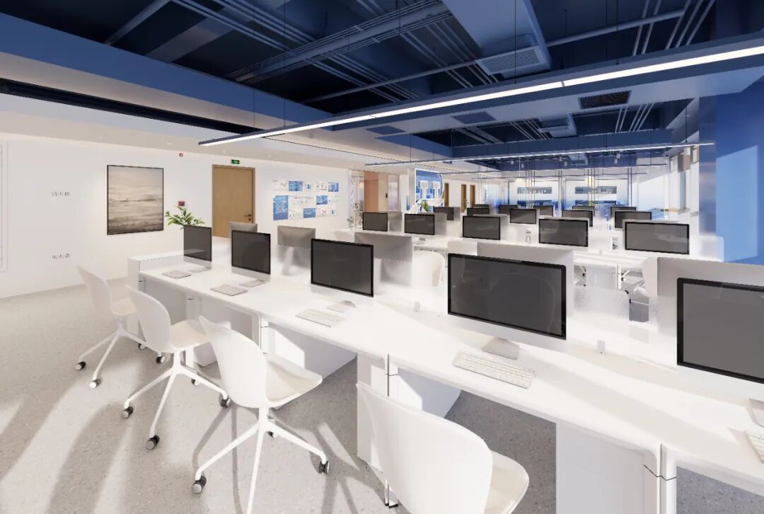 LKDESIGN丨国信会视集团办公空间设计案例-44