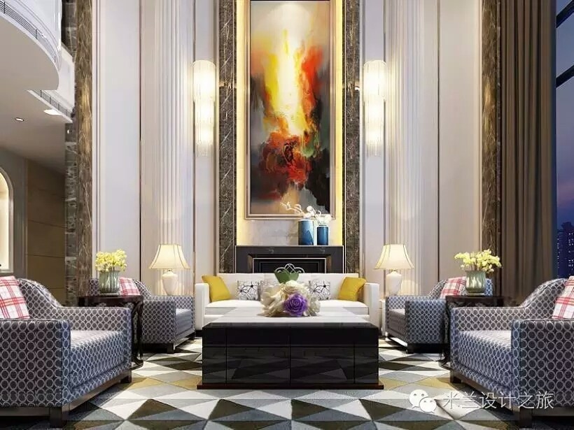 简约灰色调现代客厅设计案例-14