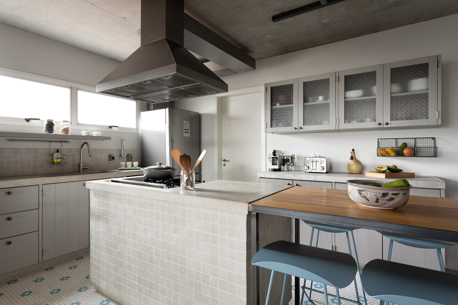 巴西圣保罗乡村风格平层改造-34