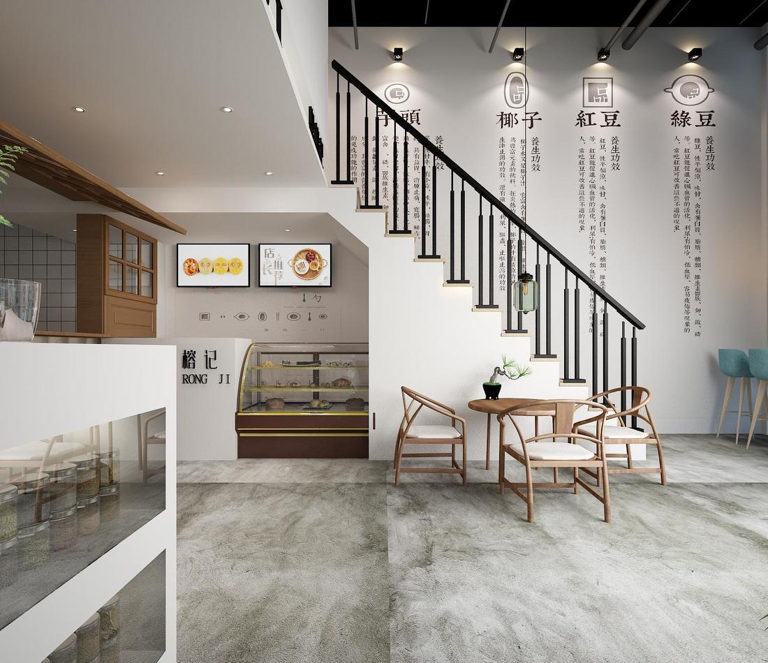 
白色广式甜品店 -1