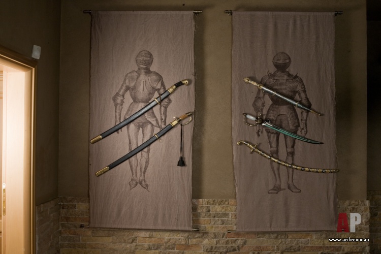 带阁楼和泳池的木结构住宅室内设计丨设计师 Ольга Фрадкина-37