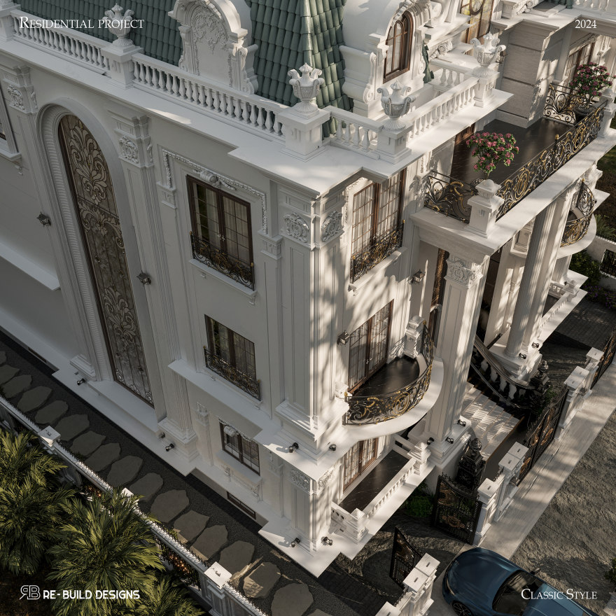 经典别墅外观设计丨埃及丨Re Build Designs-23