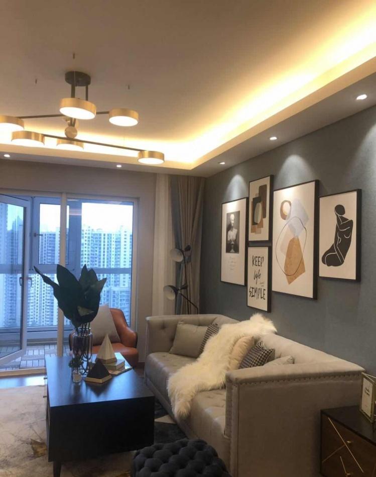 耐德佳苑 7 号现代轻奢风,进门鱼缸与收纳空间完美结合-5