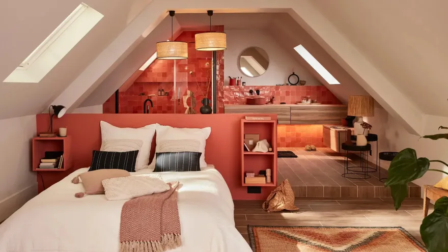 阁楼卧室的个性化设计魅力-1