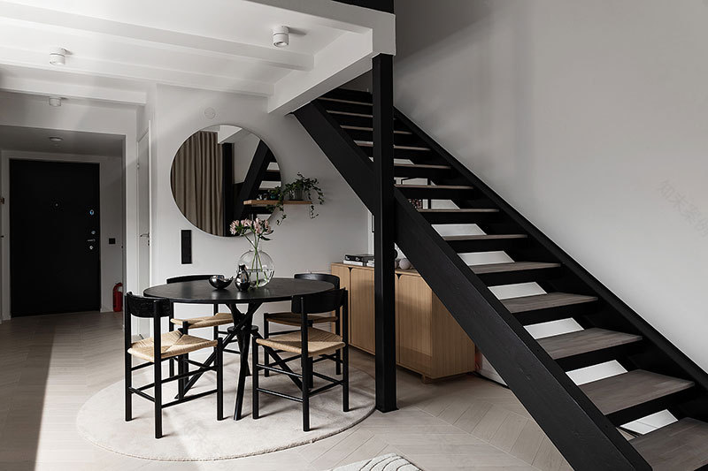 斯德哥尔摩 56 平米优雅小复式公寓设计-8