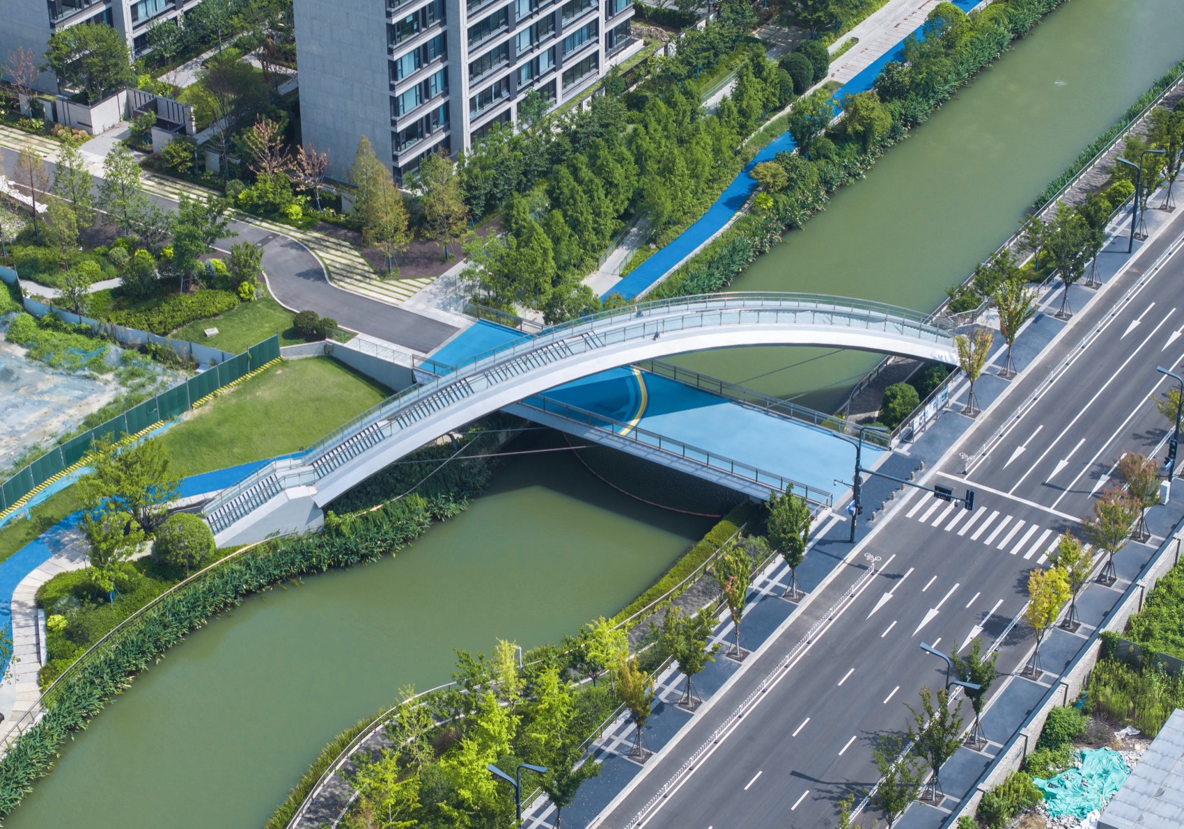 南京南部新城步行桥和车行桥丨中国南京丨NAN 建筑事务所+和作结构建筑研究所-22