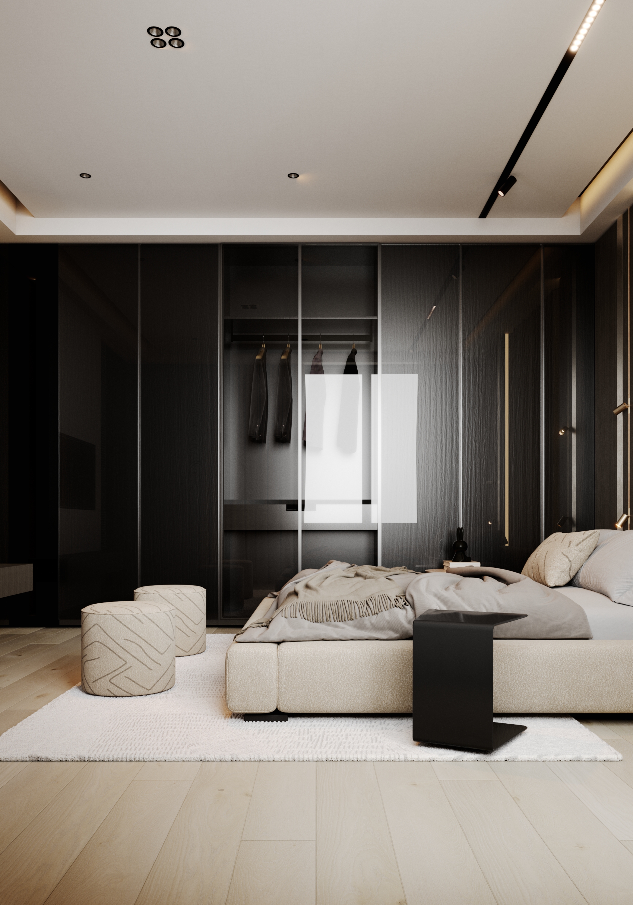 现代风格卧室设计丨沙特阿拉伯丨Alwi Jamal-10