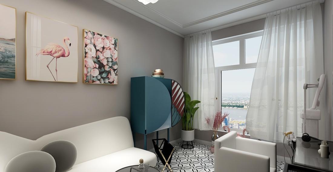 
小型婚礼设计工作室软装方案 -1