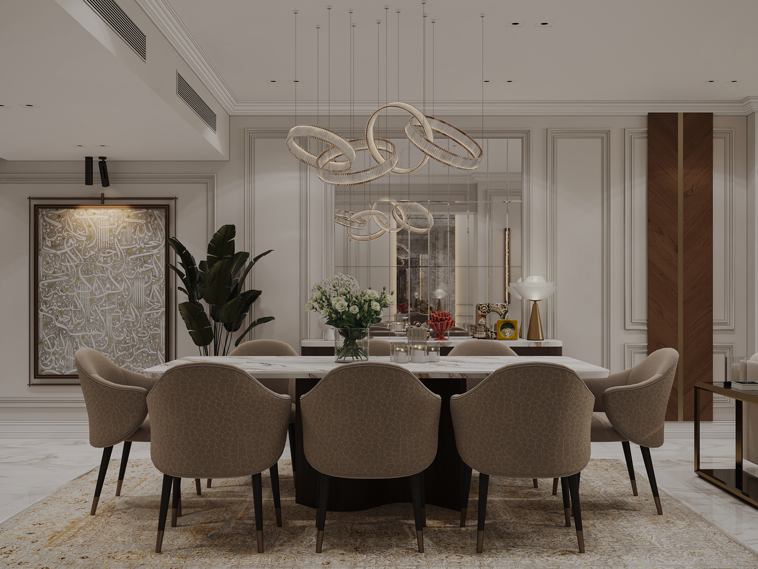 接待处与厨房设计（接待处部分）丨埃及丨Hagar Okasha-8