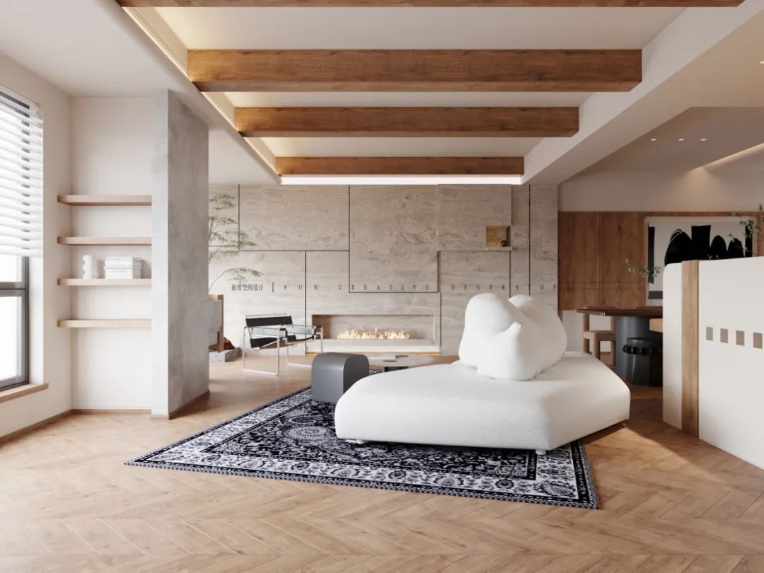 城市自然生活空间 · 绍兴檀院 220㎡原木风住宅设计丨中国绍兴丨tz.design-8