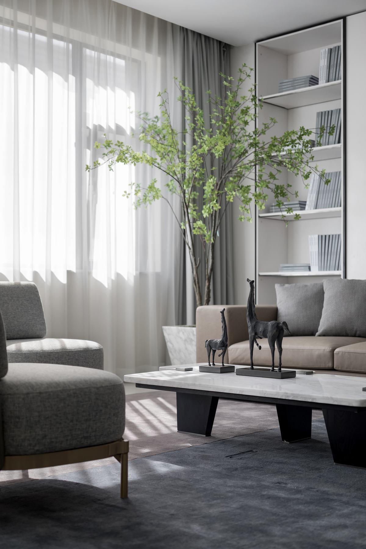 极简、艺术、智能未来的空间 | HY和易国际空间设计-17