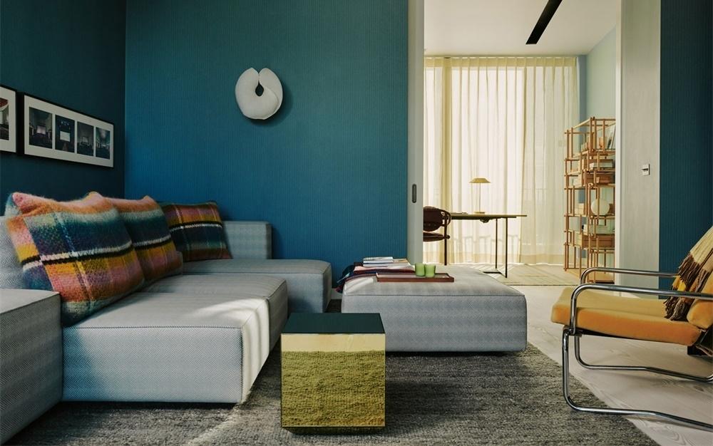 电视中心顶层公寓丨英国伦敦丨Waldo Works-19