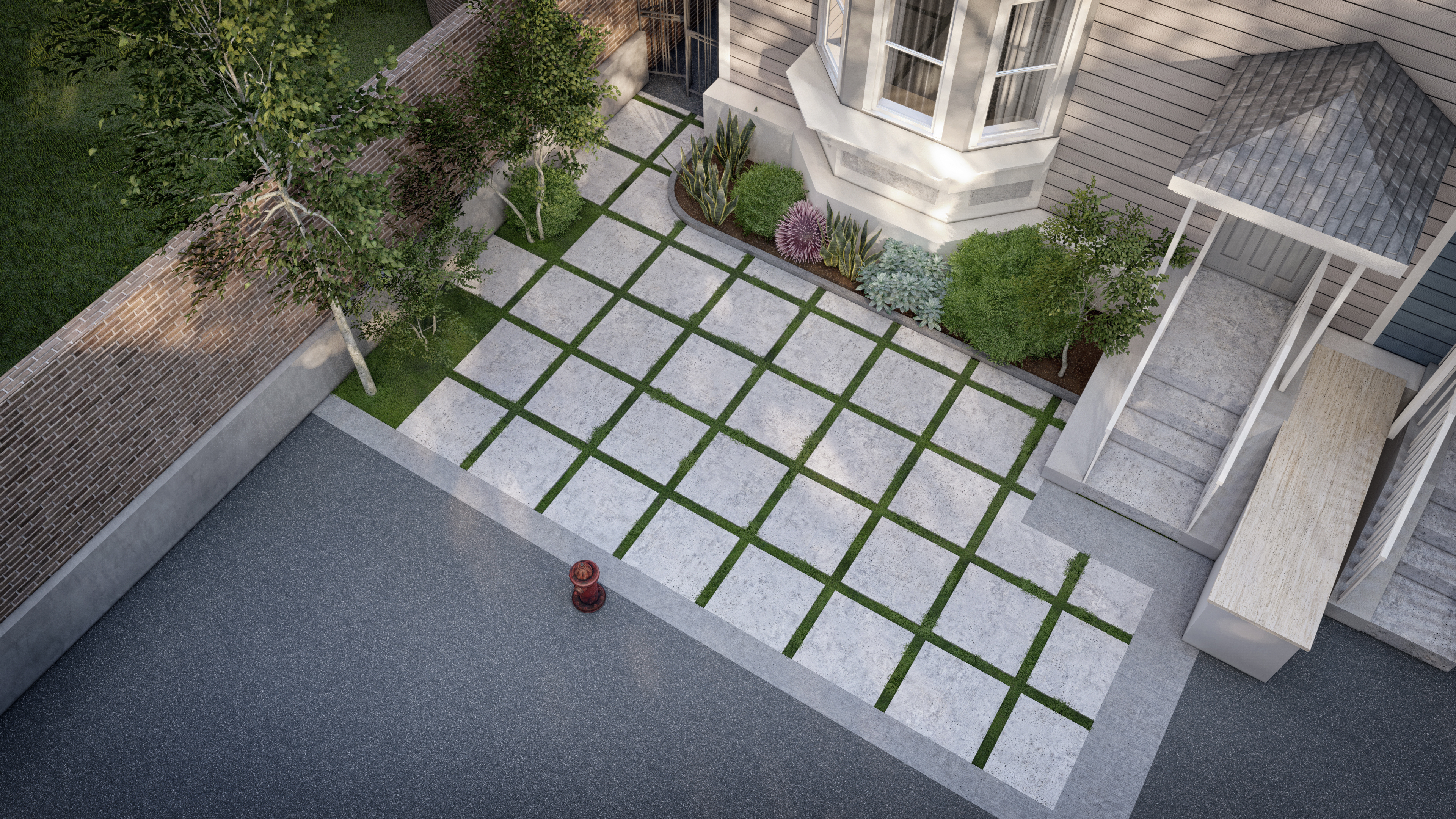 11 学校街·居民前院-5