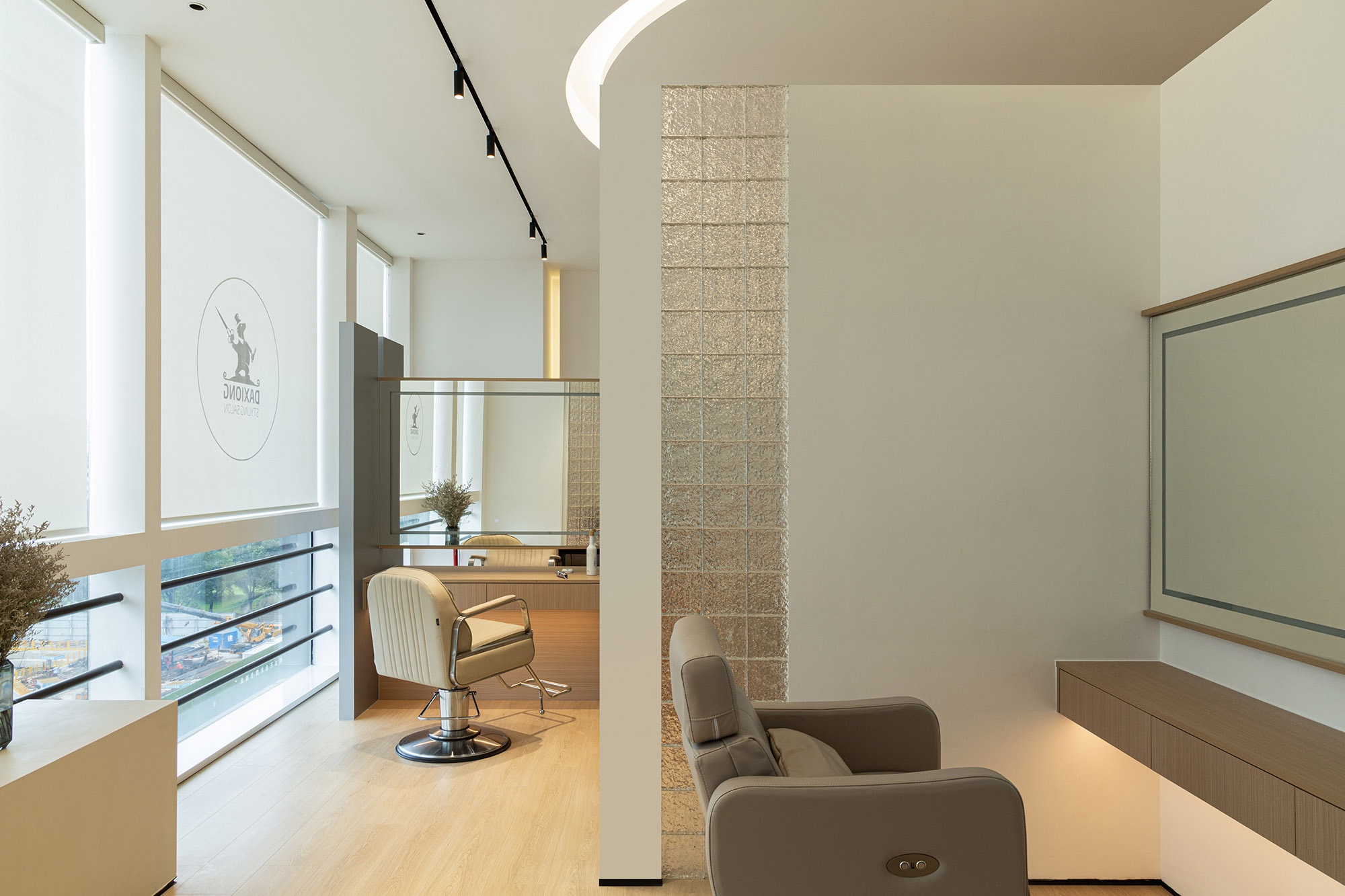 DX 理发店丨几塑空间设计-20