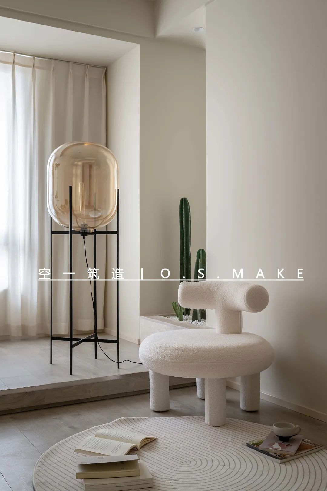 轻侘寂美学 · 重庆公园大道140平米三室一厅设计案例丨中国重庆丨空一筑造-81