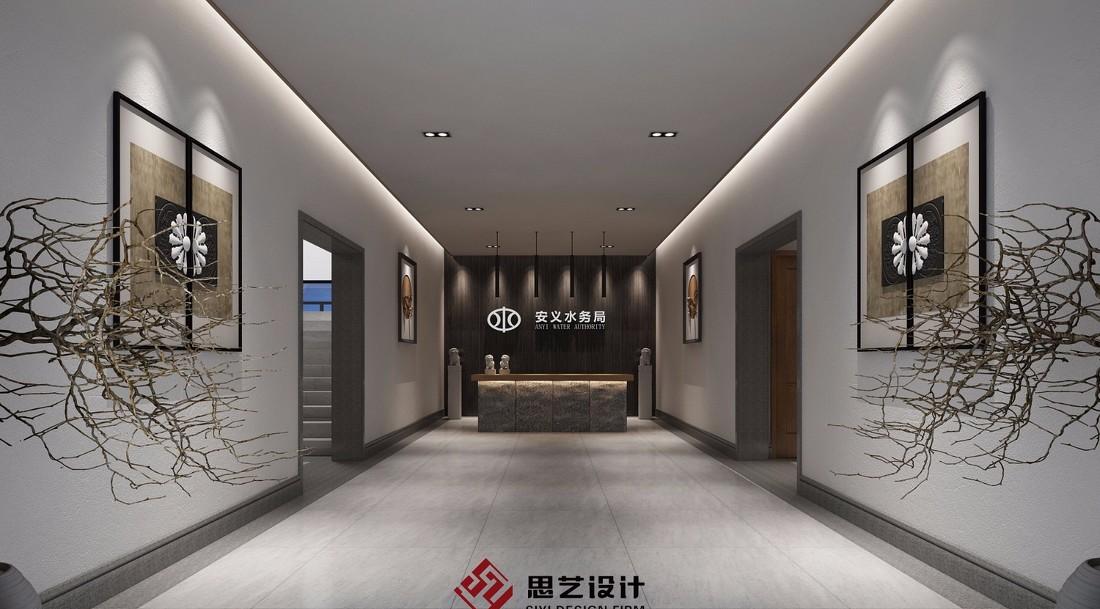 安义水利局办公楼 | 简约现代的水利机构空间设计-0