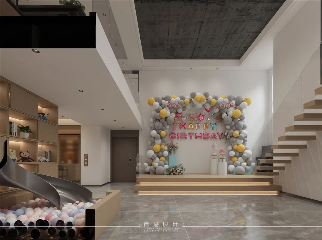 万科高新华府现代新中式底跃别墅丨青马别墅空间设计-66